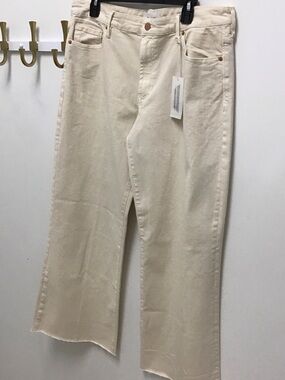 Womens Cream dear John mid rise fiona Jeans